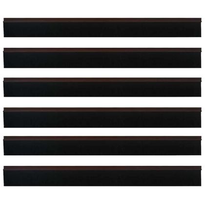 Самозалепващи се четки за уплътняване на врати 6 pcs Кафяво