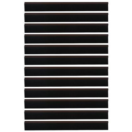 Самозалепващи се четки за уплътняване на врати 12 pcs Кафяво