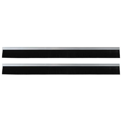 Самозалепващи се четки за уплътняване на врати 2 pcs Сребрист