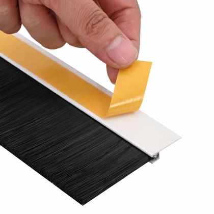 Самозалепващи се четки за уплътняване на врати 2 pcs Бяло