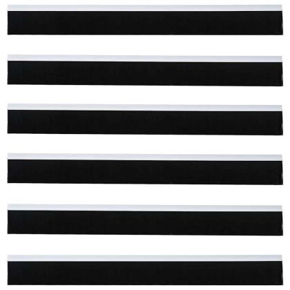 Самозалепващи се четки за уплътняване на врати 6 pcs Бяло