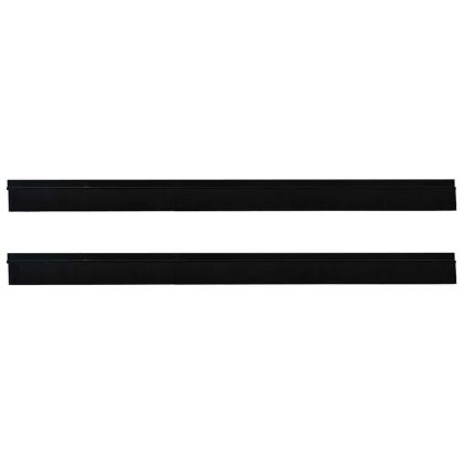 Самозалепващи се четки за уплътняване на врати 2 pcs Черно