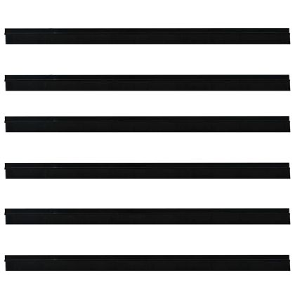 Самозалепващи се четки за уплътняване на врати 6 pcs Черно