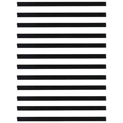 Самозалепващи се четки за уплътняване на врати 12 pcs Черно