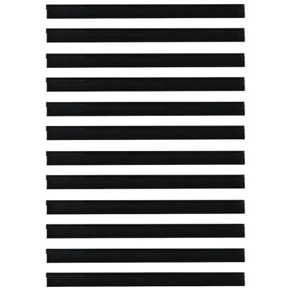 Самозалепващи се четки за уплътняване на врати 12 pcs Черно