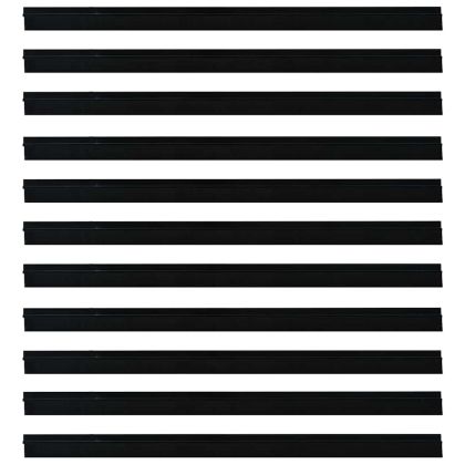 Самозалепващи се четки за уплътняване на врати 12 pcs Черно