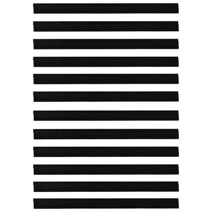 Самозалепващи се четки за уплътняване на врати 12 pcs Черно