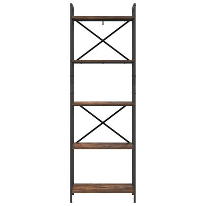 Рафт за книги Димян дъб 56 x 34 x 171 см Инженерно дърво