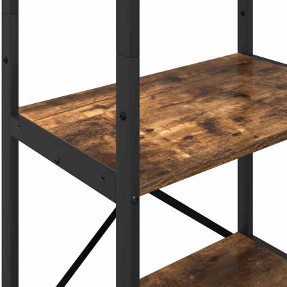 Рафт за книги Димян дъб 56 x 34 x 171 см Инженерно дърво