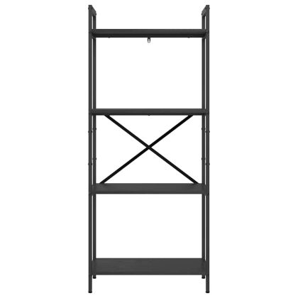 Рафт за книги Черния дъб 56 x 34 x 133,5 см Инженерно дърво