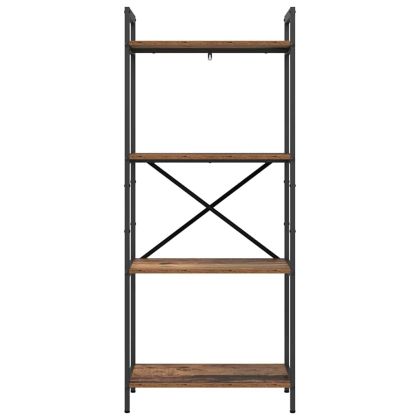 Рафт за книги Старо дърво 56 x 34 x 133,5 см Инженерно дърво