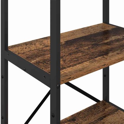 Рафт за книги Старо дърво 56 x 34 x 133,5 см Инженерно дърво