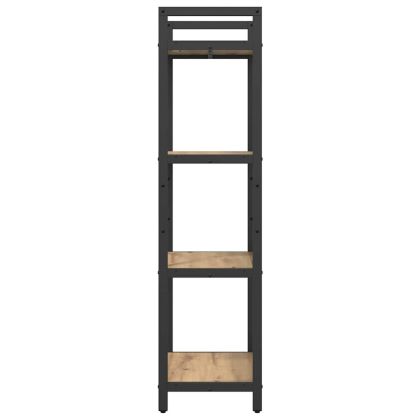 Рафт за книги Дъб 56 x 34 x 133,5 см Инженерно дърво