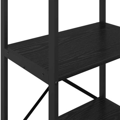 Рафт за книги Черния дъб 56 x 34 x 96 см Инженерно дърво