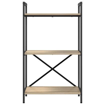 Рафт за книги Сонома дъб 56 x 34 x 96 см Инженерно дърво