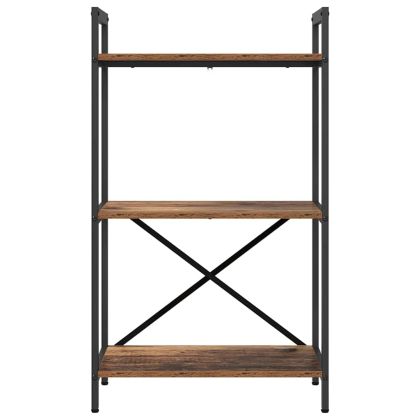 Рафт за книги Старо дърво 56 x 34 x 96 см Инженерно дърво