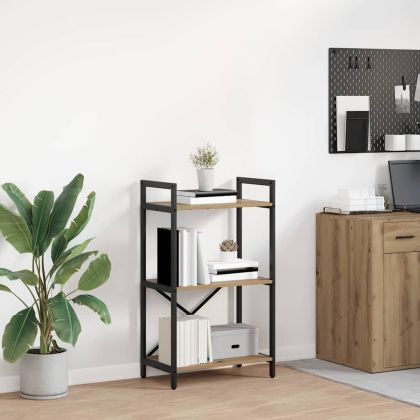 Рафт за книги Дъб 56 x 34 x 96 см Инженерно дърво