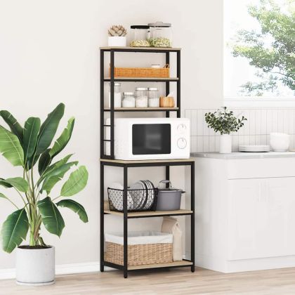 Кухненски рафт Сонома дъб 60 x 40 x 168 см Инженерно дърво