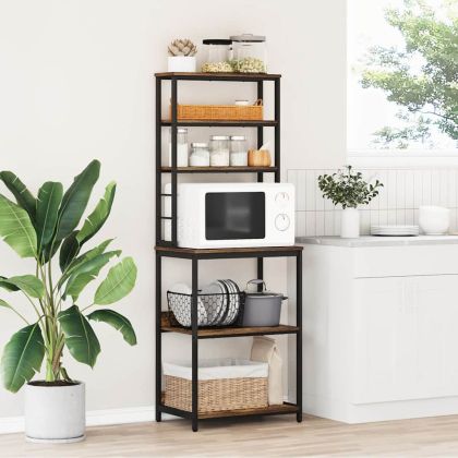 Кухненски рафт Димян дъб 60 x 40 x 168 см Инженерно дърво