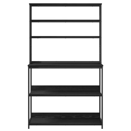 Кухненски рафт Черния дъб 100 x 40 x 168 см Инженерно дърво