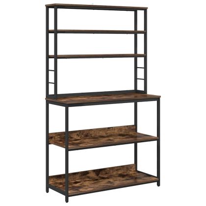 Кухненски рафт Димян дъб 100 x 40 x 168 см Инженерно дърво