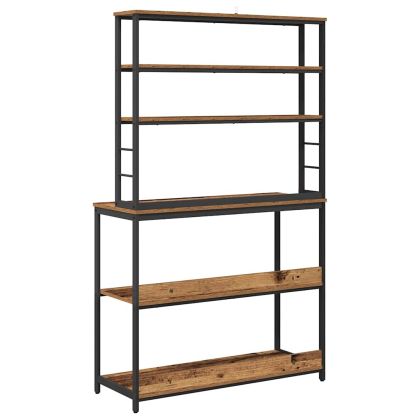 Кухненски рафт Старо дърво 100 x 40 x 168 см Инженерно дърво