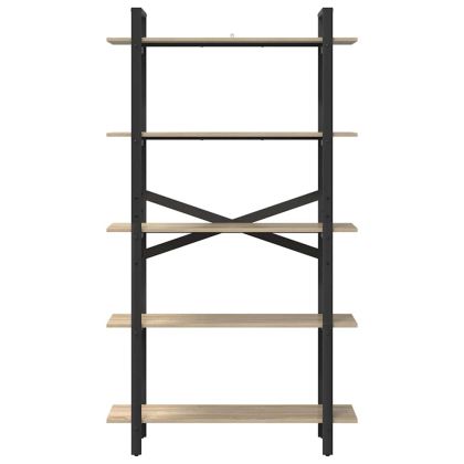 Рафт за книги Сонома дъб 100 x 33,5 x 178 см Инженерно дърво