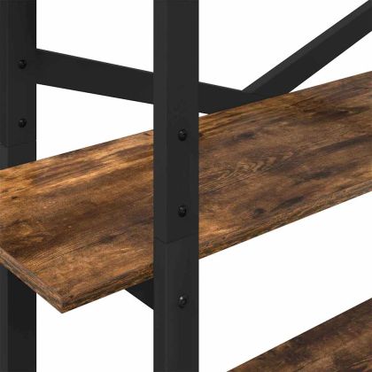 Рафт за книги Димян дъб 100 x 33,5 x 178 см Инженерно дърво