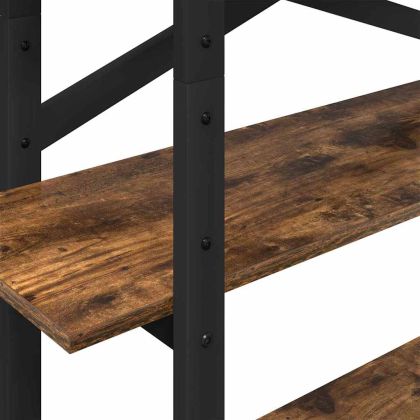 Рафт за книги Димян дъб 100 x 33,5 x 140 см Инженерно дърво