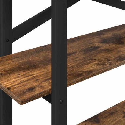 Рафт за книги Димян дъб 100 x 33,5 x 102 см Инженерно дърво