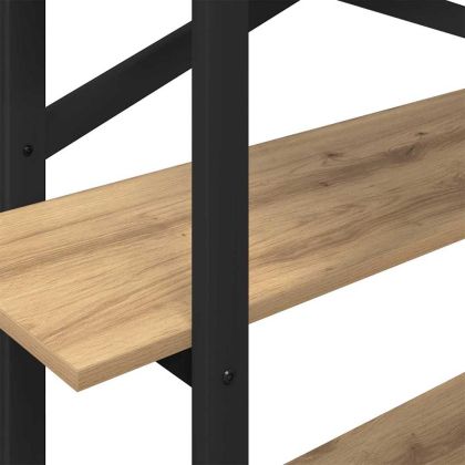 Рафт за книги Дъб 100 x 33,5 x 102 см Инженерно дърво