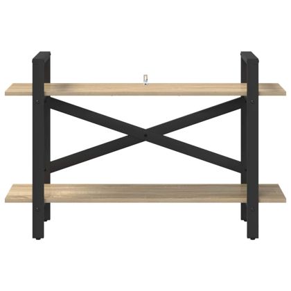 Рафт за книги Сонома дъб 100 x 33,5 x 64 см Инженерно дърво