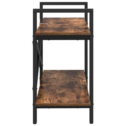 Рафт за книги Димян дъб 100 x 33,5 x 64 см Инженерно дърво