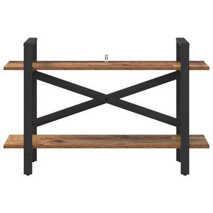 Рафт за книги Старо дърво 100 x 33,5 x 64 см Инженерно дърво