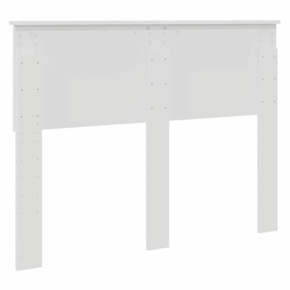 Облегалка за глава с таблото Бяло 135 cm Инженерно дърво