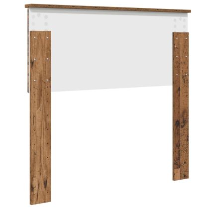 Облегалка за глава с таблото Старо дърво 90 cm Инженерно дърво