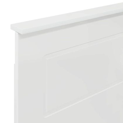 Облегалка за глава с таблото Гланц бяло 75 cm Инженерно дърво