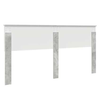 Облегалка за глава Циментено сиво 180 cm Инженерно дърво