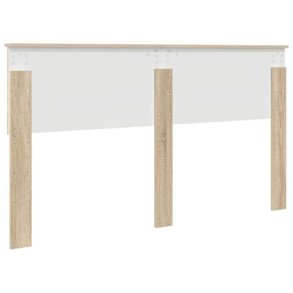 Облегалка за глава с таблото Сонома дъб 160 cm Инженерно дърво