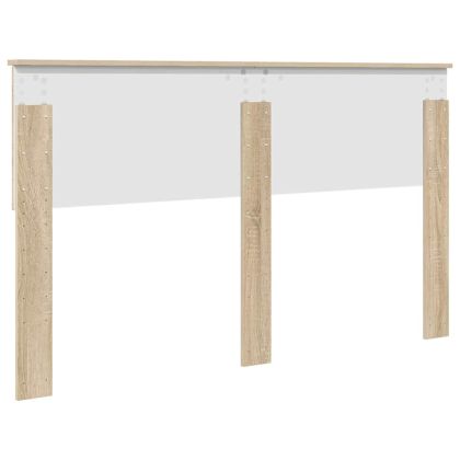 Облегалка за глава с таблото Сонома дъб 150 cm Инженерно дърво