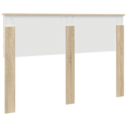 Облегалка за глава с таблото Сонома дъб 140 cm Инженерно дърво