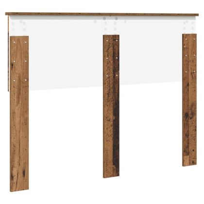 Облегалка за глава с таблото Старо дърво 120 cm Инженерно дърво