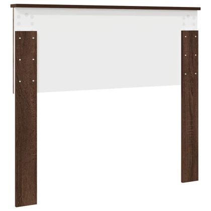 Облегалка за глава с таблото Кафяв дъб 100 cm Инженерно дърво