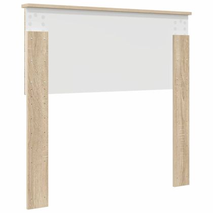 Облегалка за глава с таблото Сонома дъб 90 cm Инженерно дърво