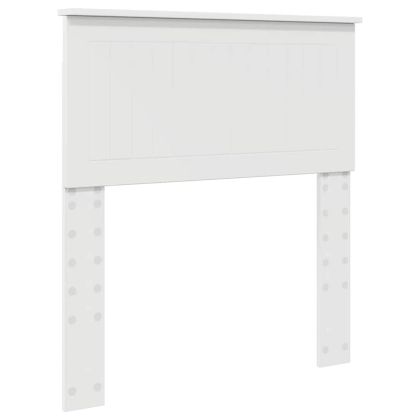 Облегалка за глава с таблото Бяло 80 cm Инженерно дърво