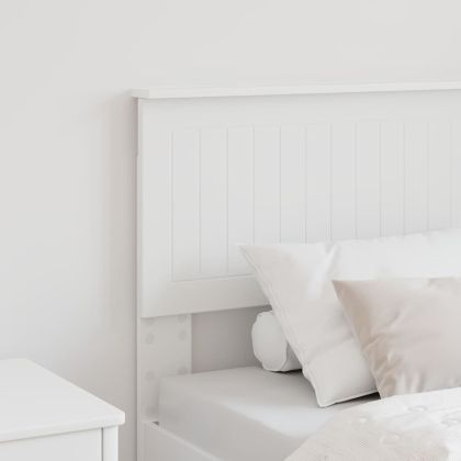 Облегалка за глава с таблото Бяло 80 cm Инженерно дърво