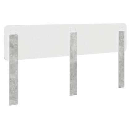 Облегалка за глава Циментено сиво 200 cm Инженерно дърво