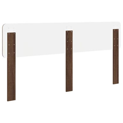 Облегалка за глава с таблото Кафяв дъб 180 cm Инженерно дърво