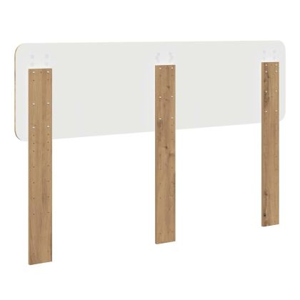 Облегалка за глава с таблото Дъб 150 cm Инженерно дърво