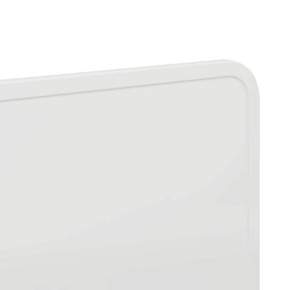 Облегалка за глава с таблото Бяло 135 cm Инженерно дърво